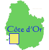 carte de la Côte d'Or