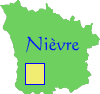 carte de la Nièvre