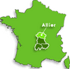 carte de l'Allier